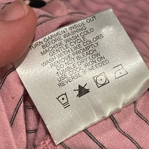 Threads for thought nwt pink stripe short sleeve polo - Picture 9 of 9